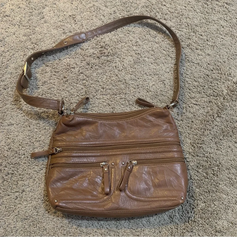 Stone & Co Genuine Leather Brown Purse